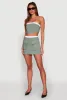 Contrast Waistband Cargo Pocket Skort sold by Rainbow