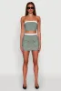 Contrast Waistband Cargo Pocket Skort sold by Rainbow