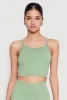 Criss Cross Caged Back Cropped Cami sold by Rainbow