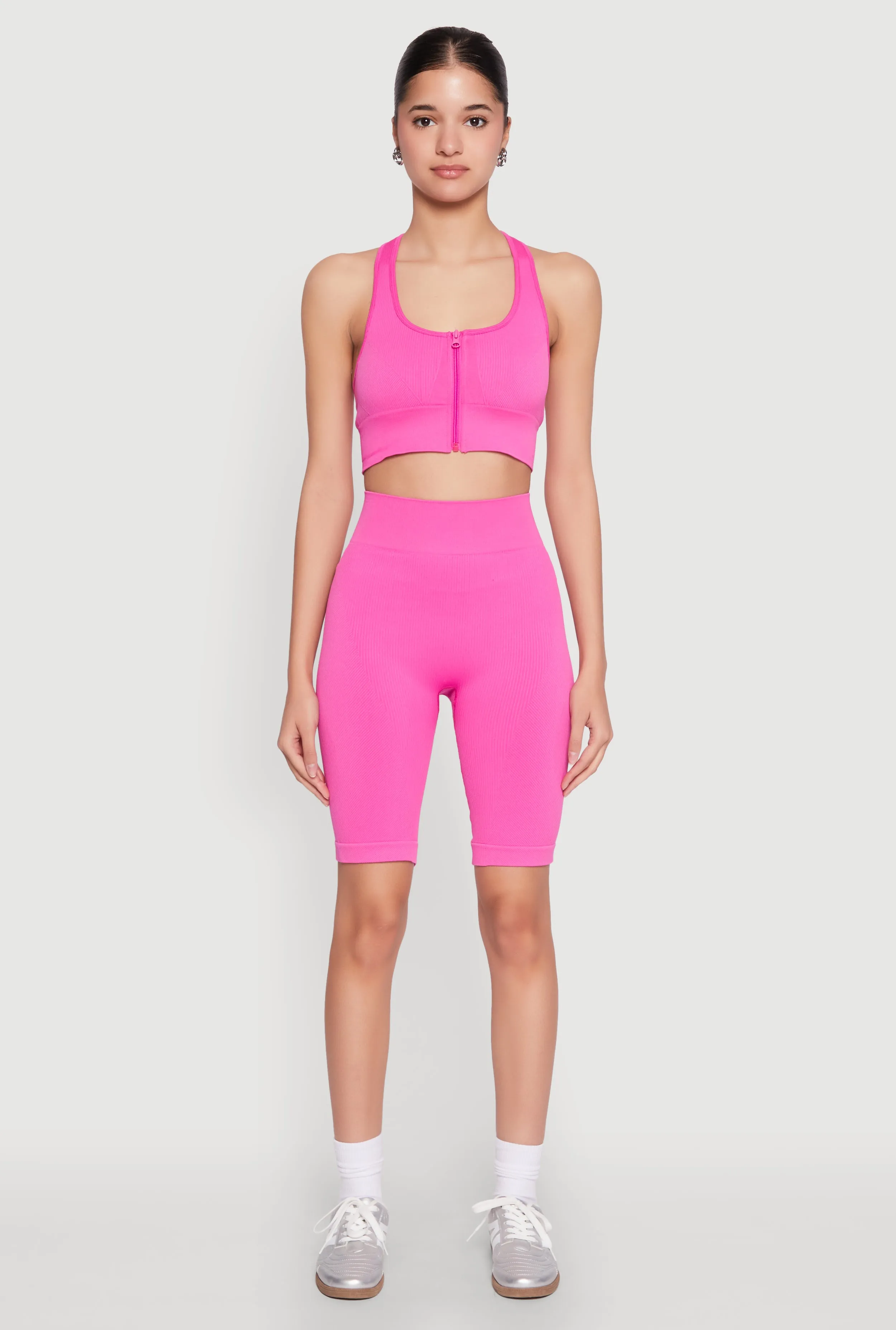 Seamless High Waist Bike Shorts sold by Rainbow product image thumbnail 2