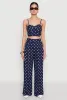 High Waisted Polka Dot Palazzo Pants sold by Rainbow