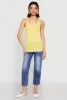 Ribbed Knit Racerback Tank Top sold by Rainbow