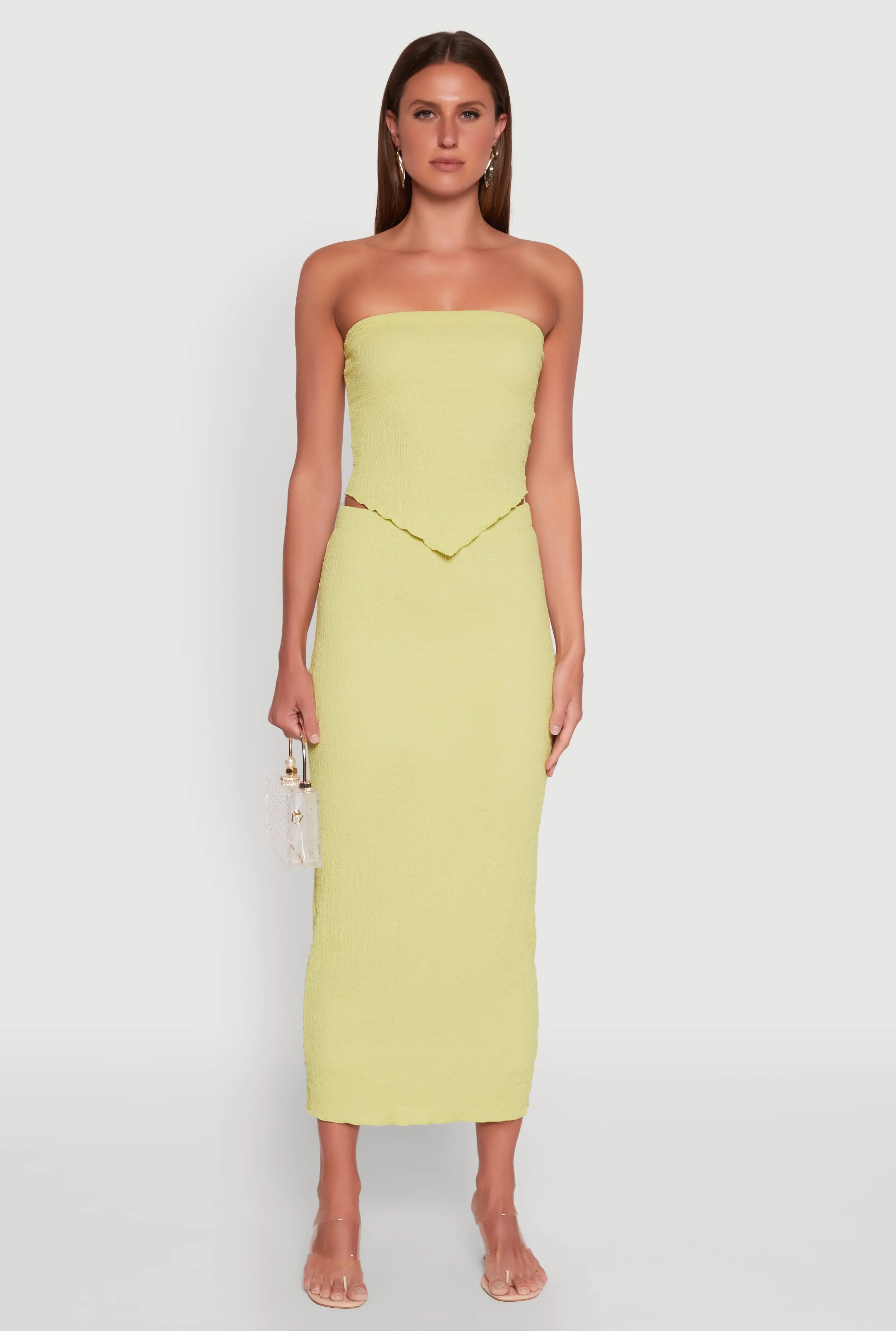 Almost Famous Textured Knit Maxi Skirt sold by Rainbow product image thumbnail 2