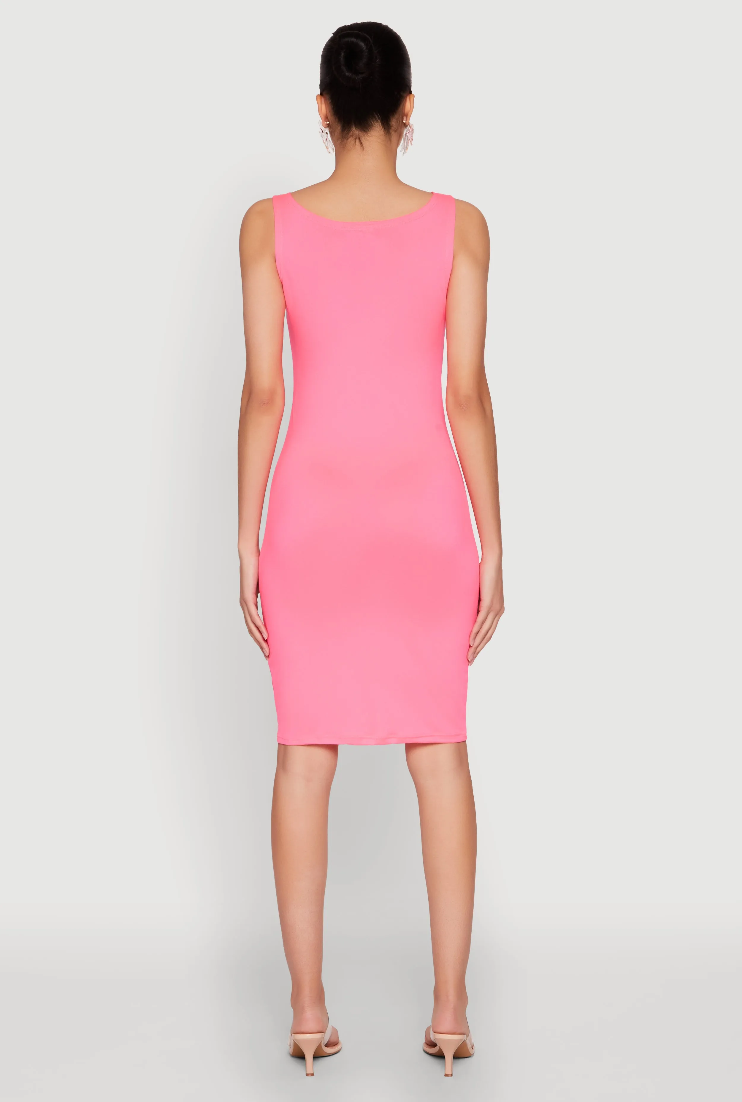 Scoop Neck Tank Midi Dress sold by Rainbow product image thumbnail 5