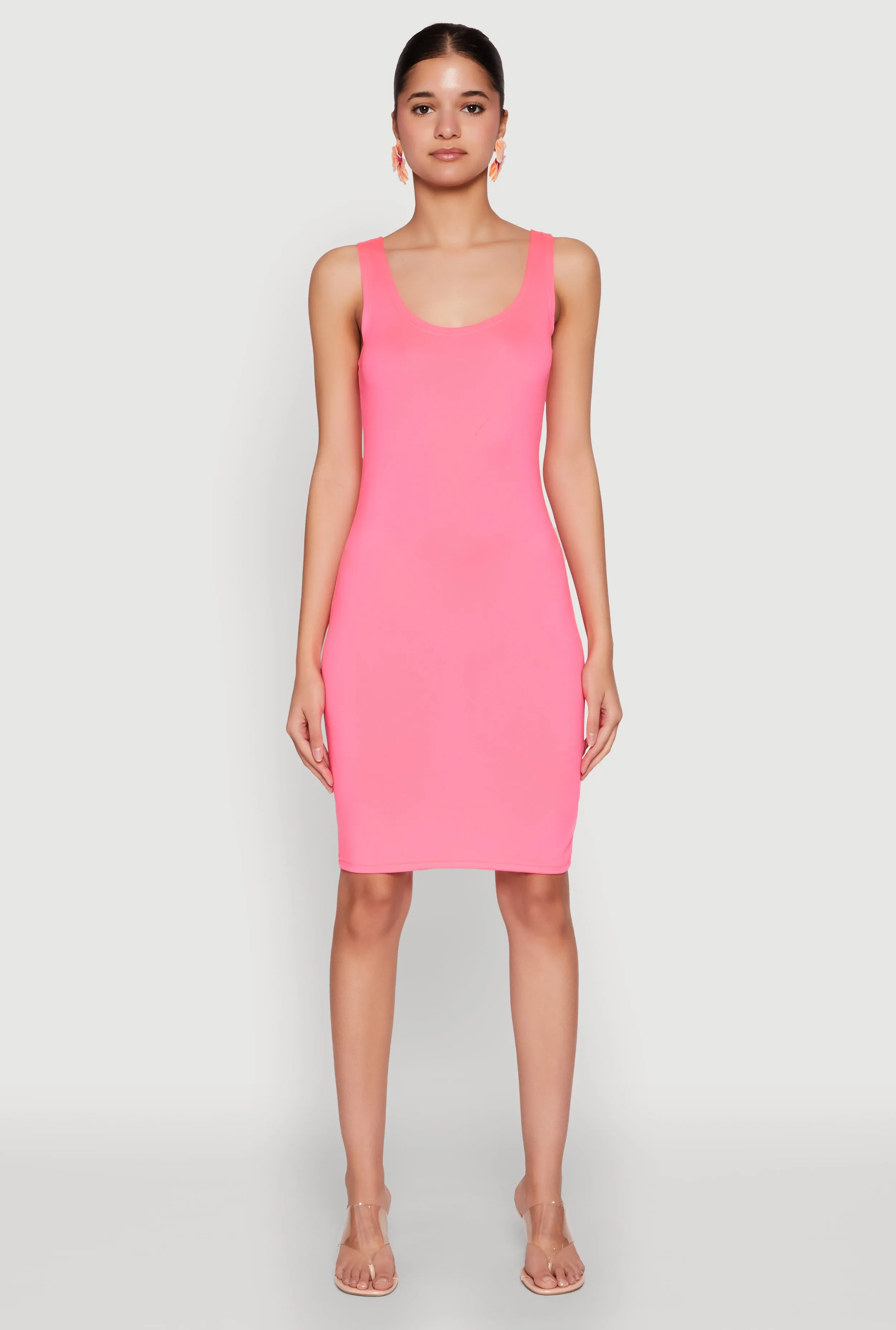 Scoop Neck Tank Midi Dress sold by Rainbow