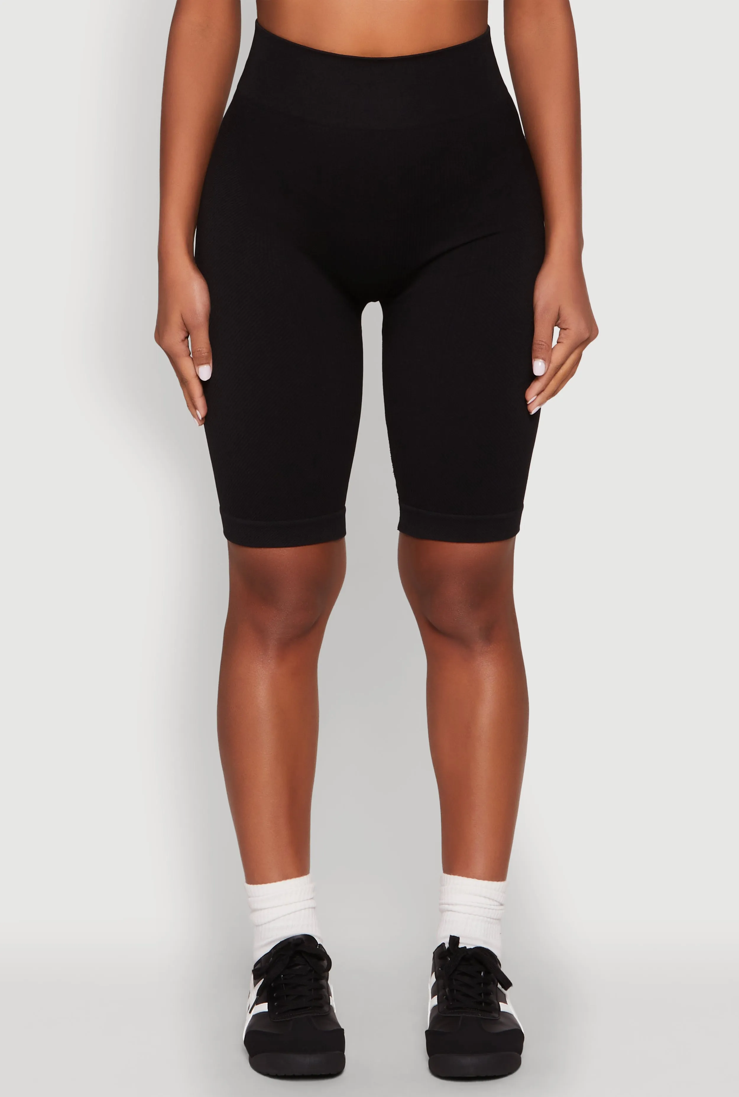 Seamless High Waist Bike Shorts sold by Rainbow product image thumbnail 3