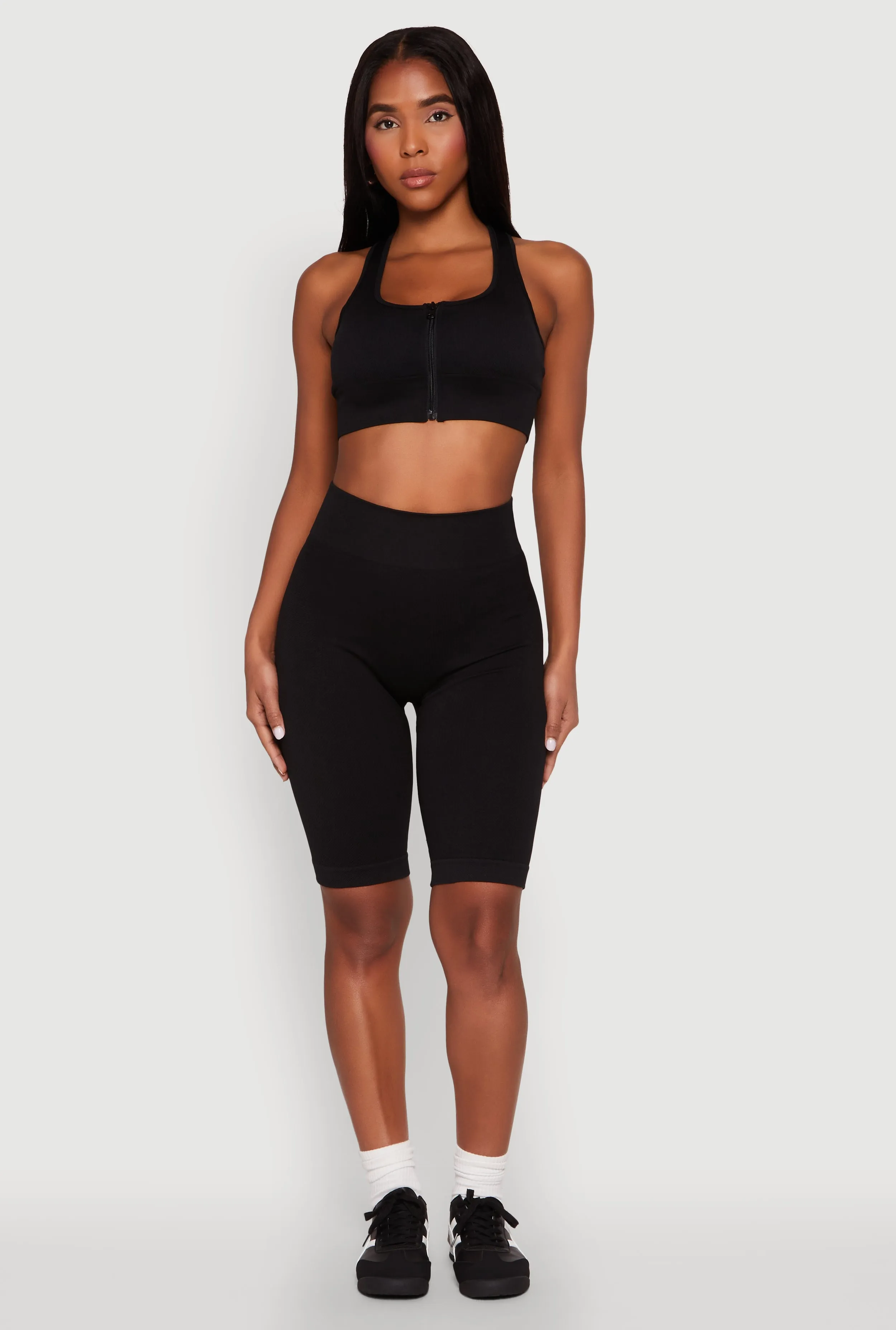 Seamless High Waist Bike Shorts sold by Rainbow product image thumbnail 2