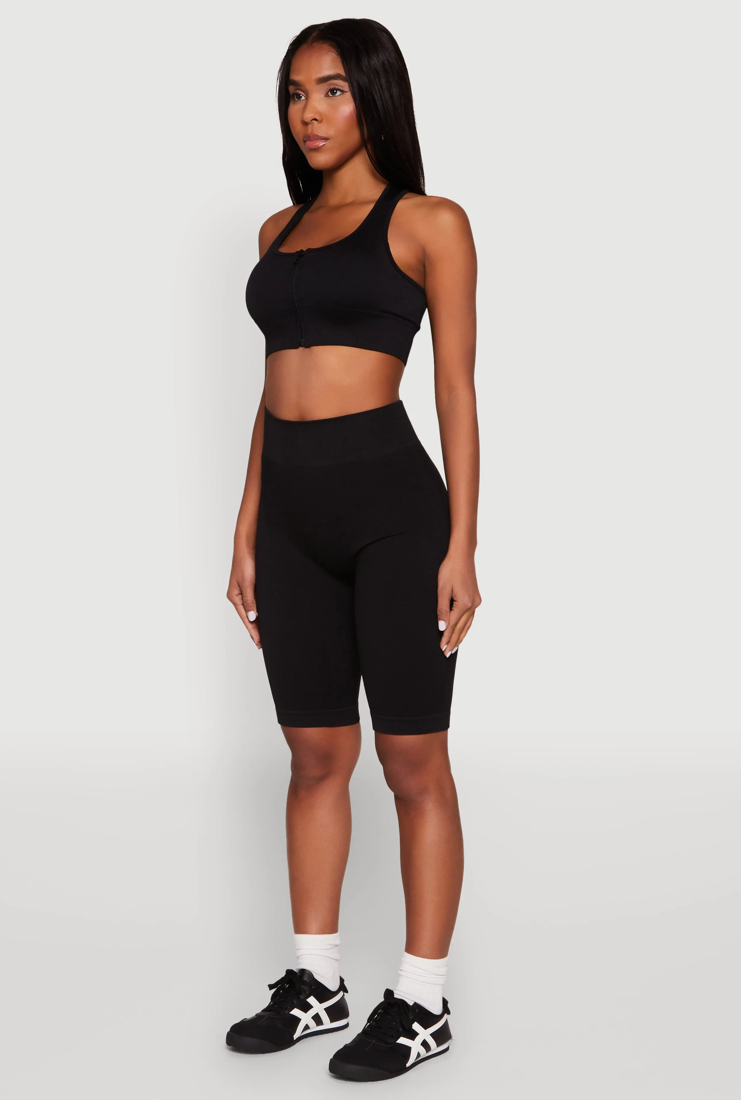 Seamless Zip Front Sports Bra sold by Rainbow product image thumbnail 5