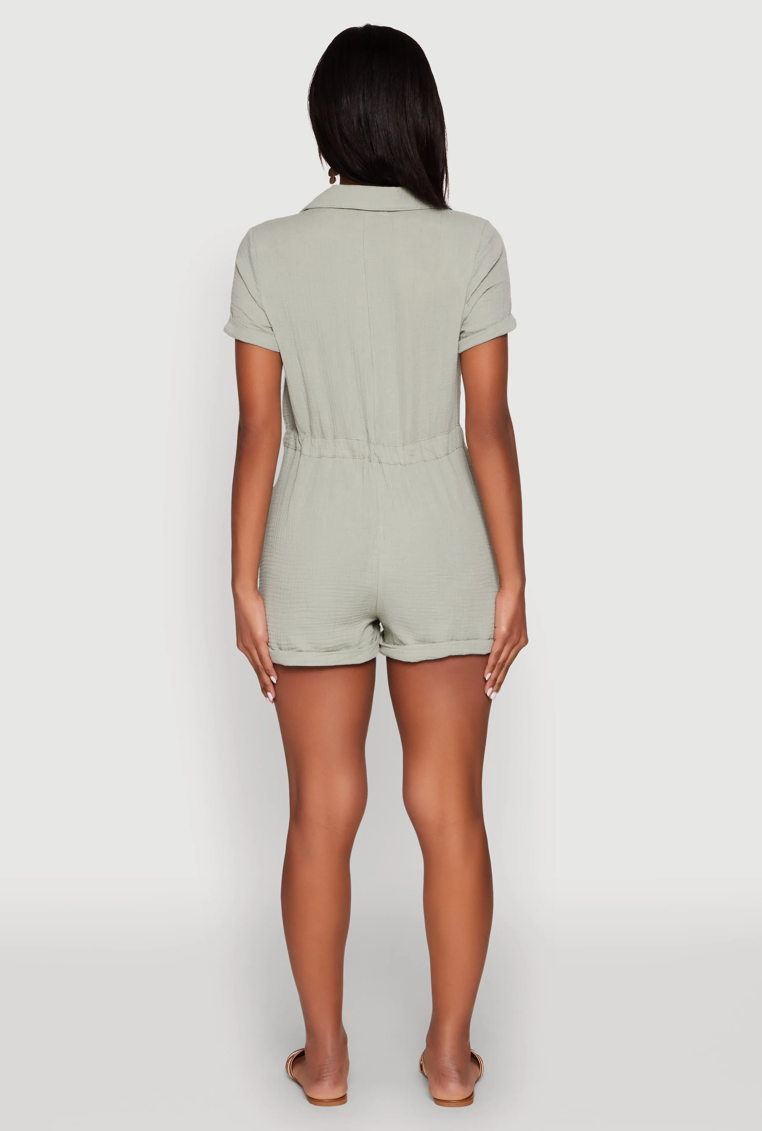 Almost Famous Gauze Knit Romper sold by Rainbow product image thumbnail 5