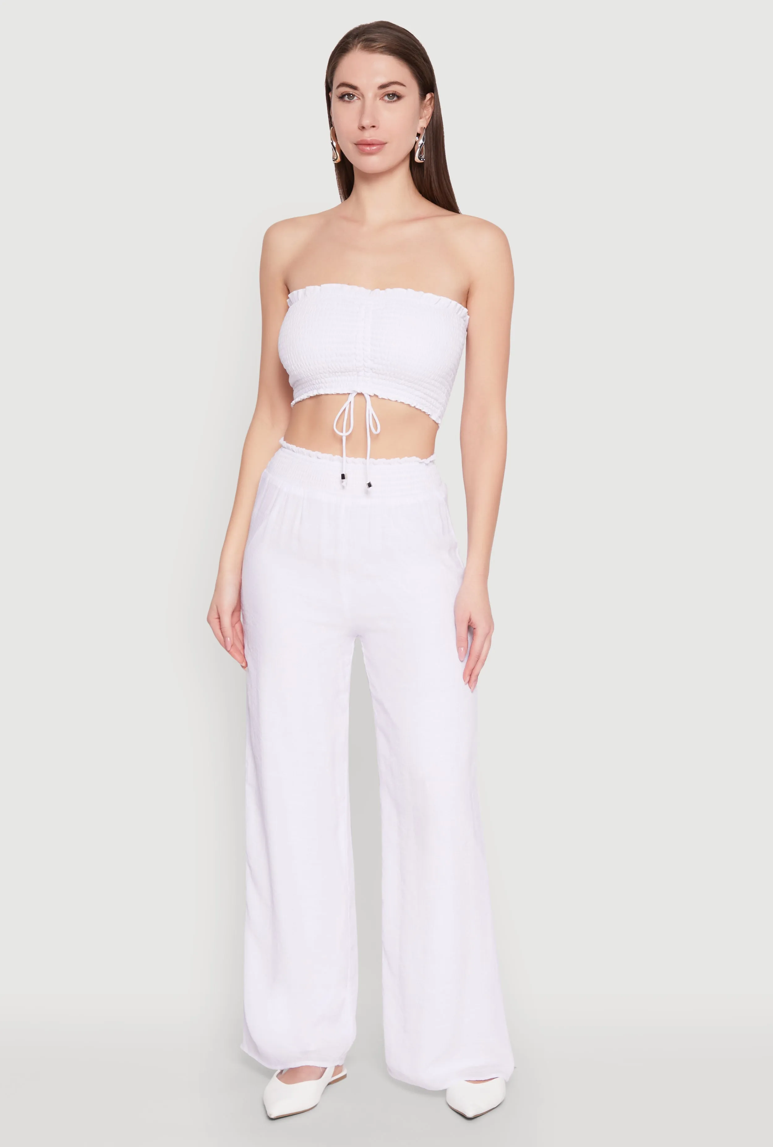 Ruched Sweetheart Smocked Tube Top sold by Rainbow product image thumbnail 2