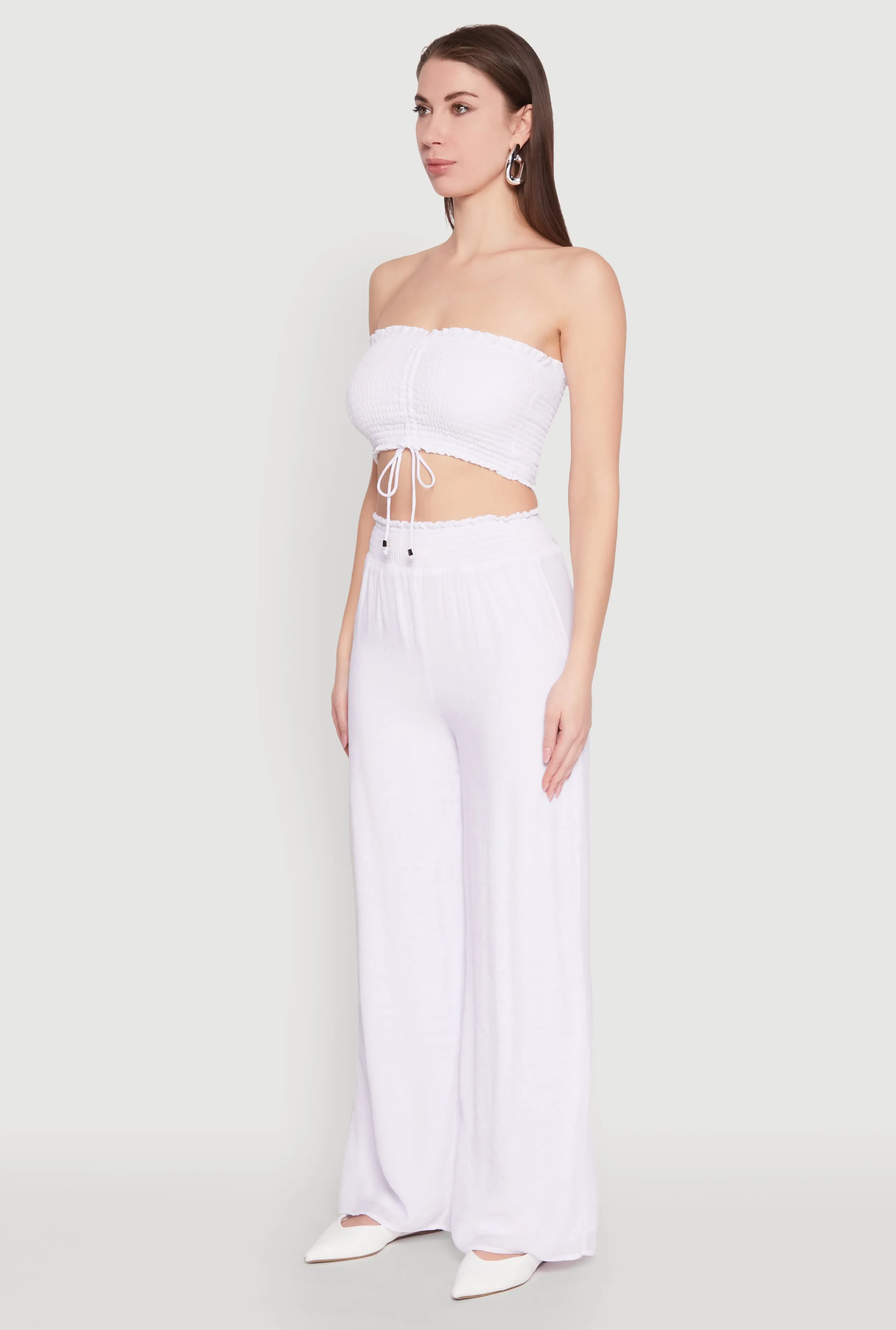 Ruched Sweetheart Smocked Tube Top sold by Rainbow product image thumbnail 5