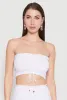 Ruched Sweetheart Smocked Tube Top sold by Rainbow