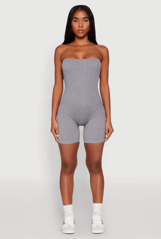 Strapless Biker Romper sold by Rainbow