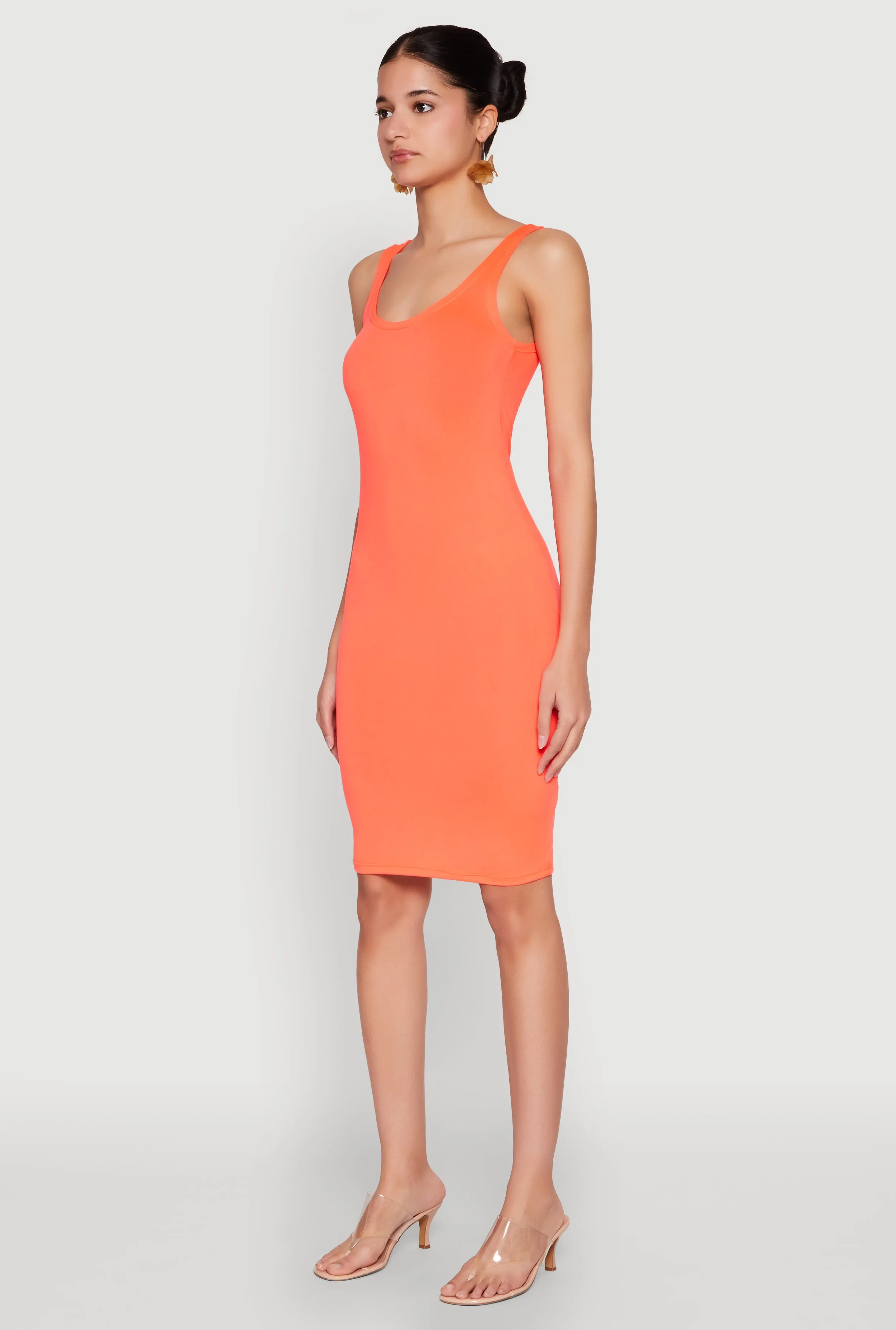 Scoop Neck Tank Midi Dress sold by Rainbow product image thumbnail 3