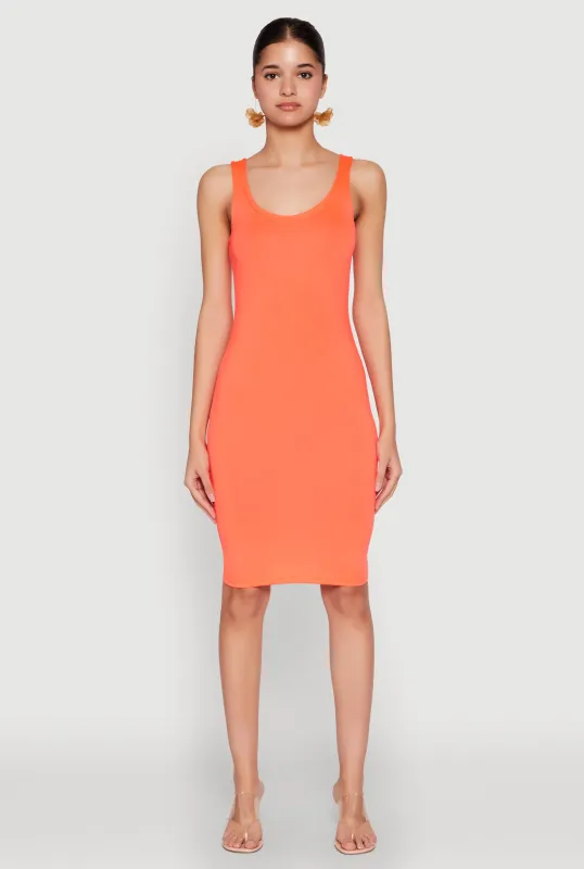 Scoop Neck Tank Midi Dress sold by Rainbow