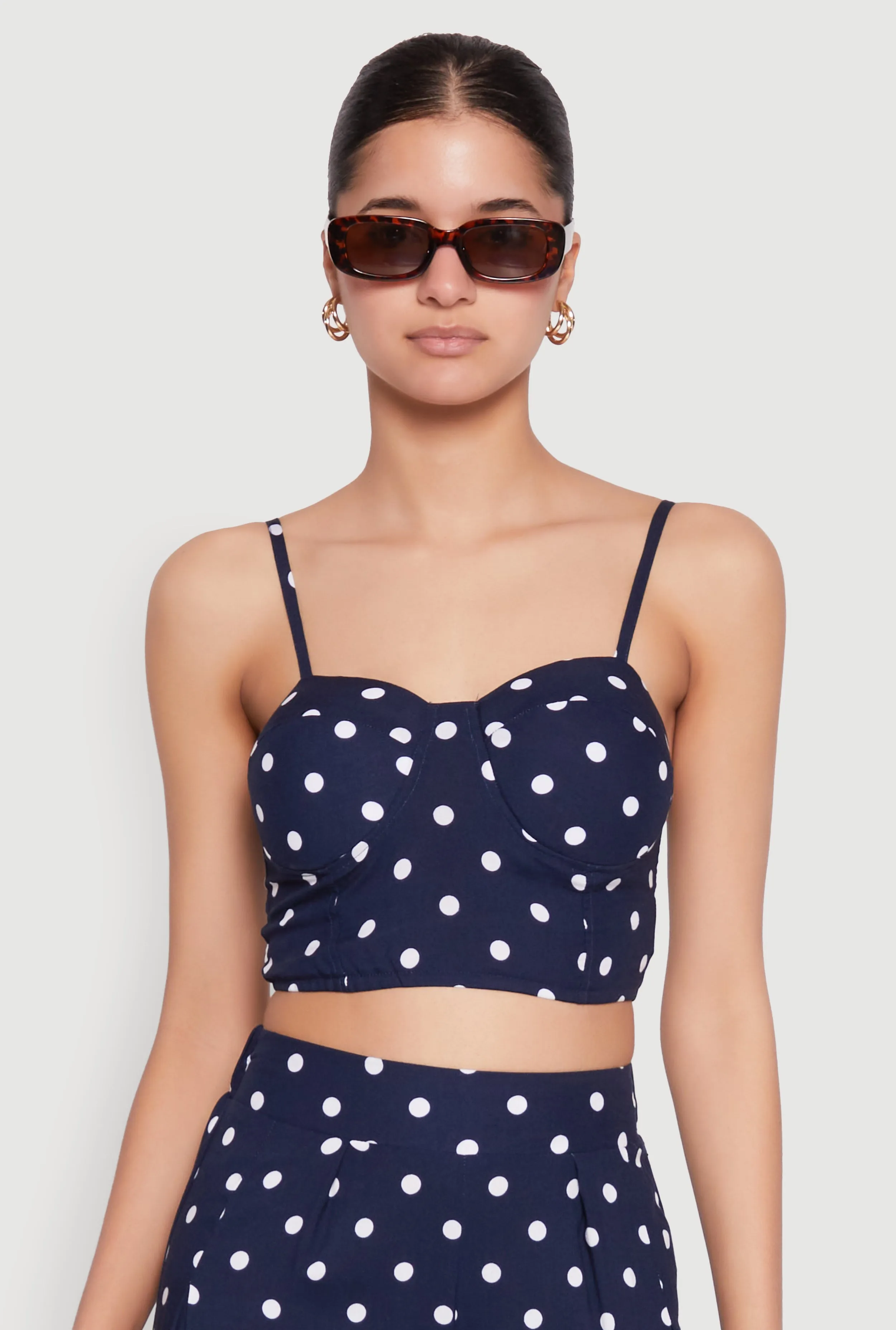 Polka Dot Bustier Top sold by Rainbow