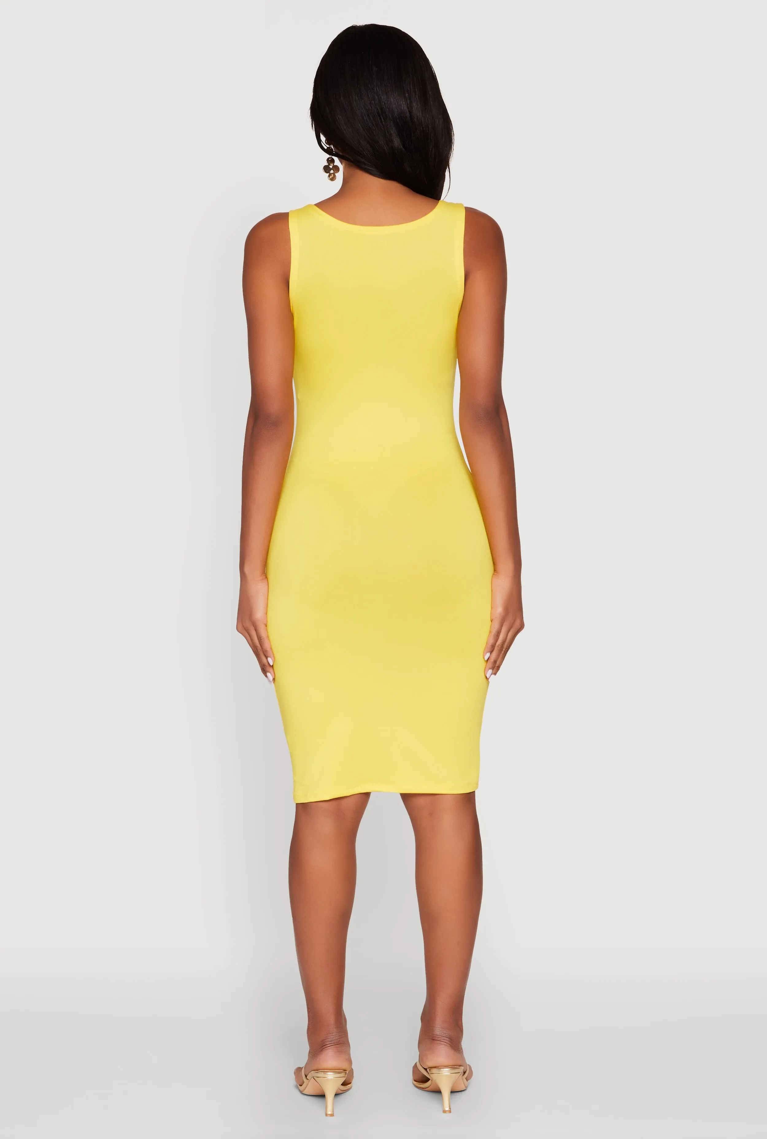 Scoop Neck Tank Midi Dress sold by Rainbow product image thumbnail 5