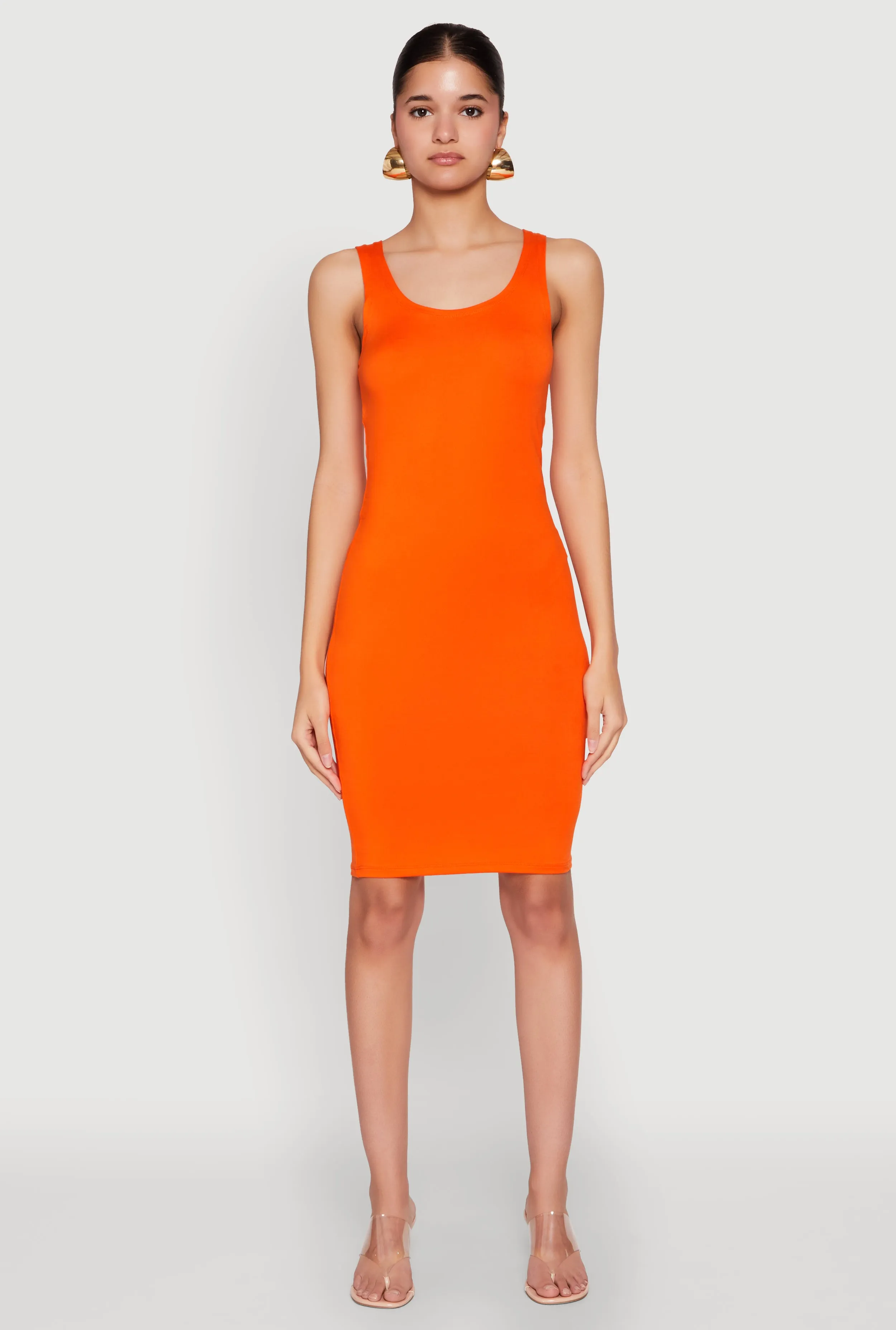 Scoop Neck Midi Tank Dress sold by Rainbow product image thumbnail 2