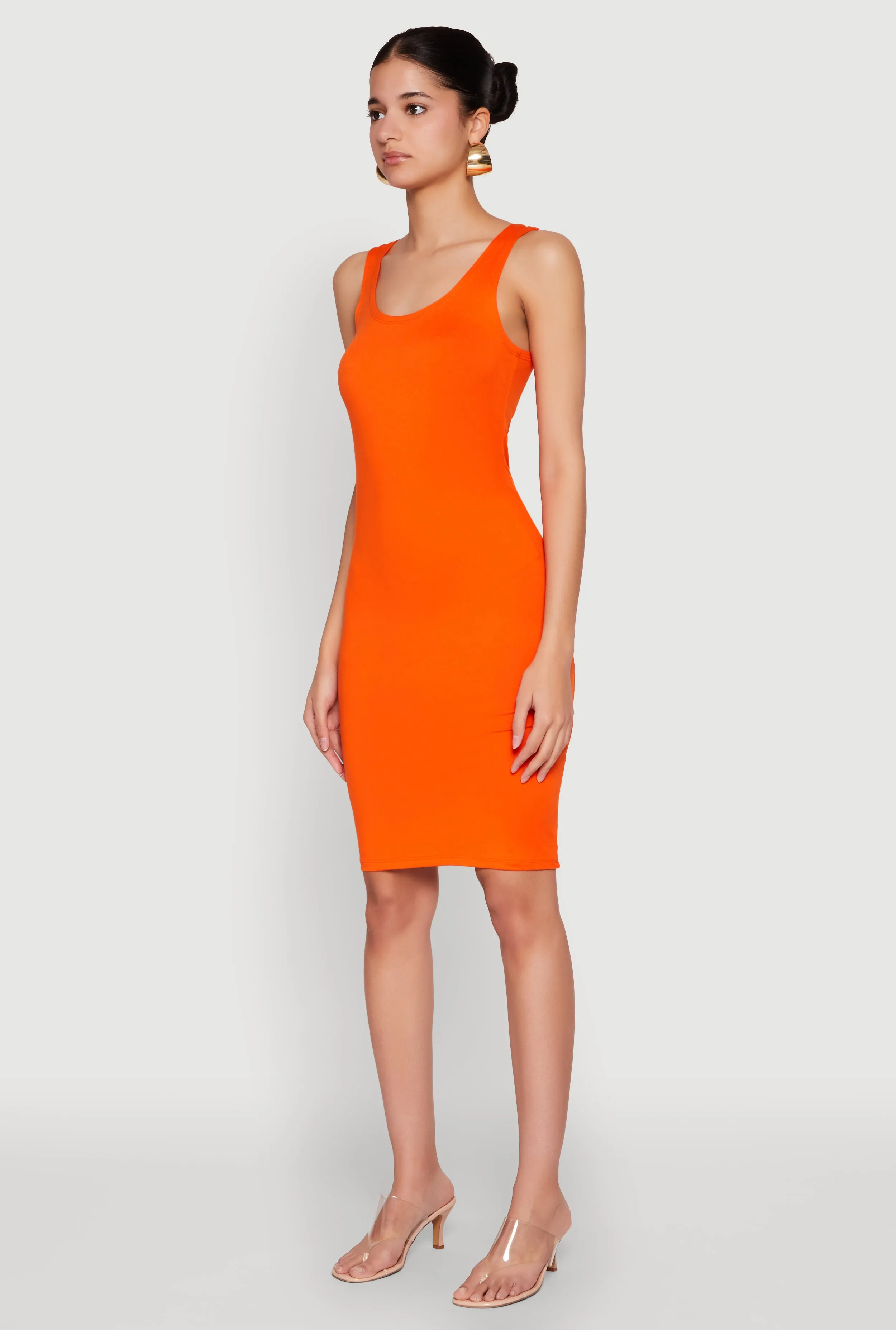 Scoop Neck Midi Tank Dress sold by Rainbow product image thumbnail 3