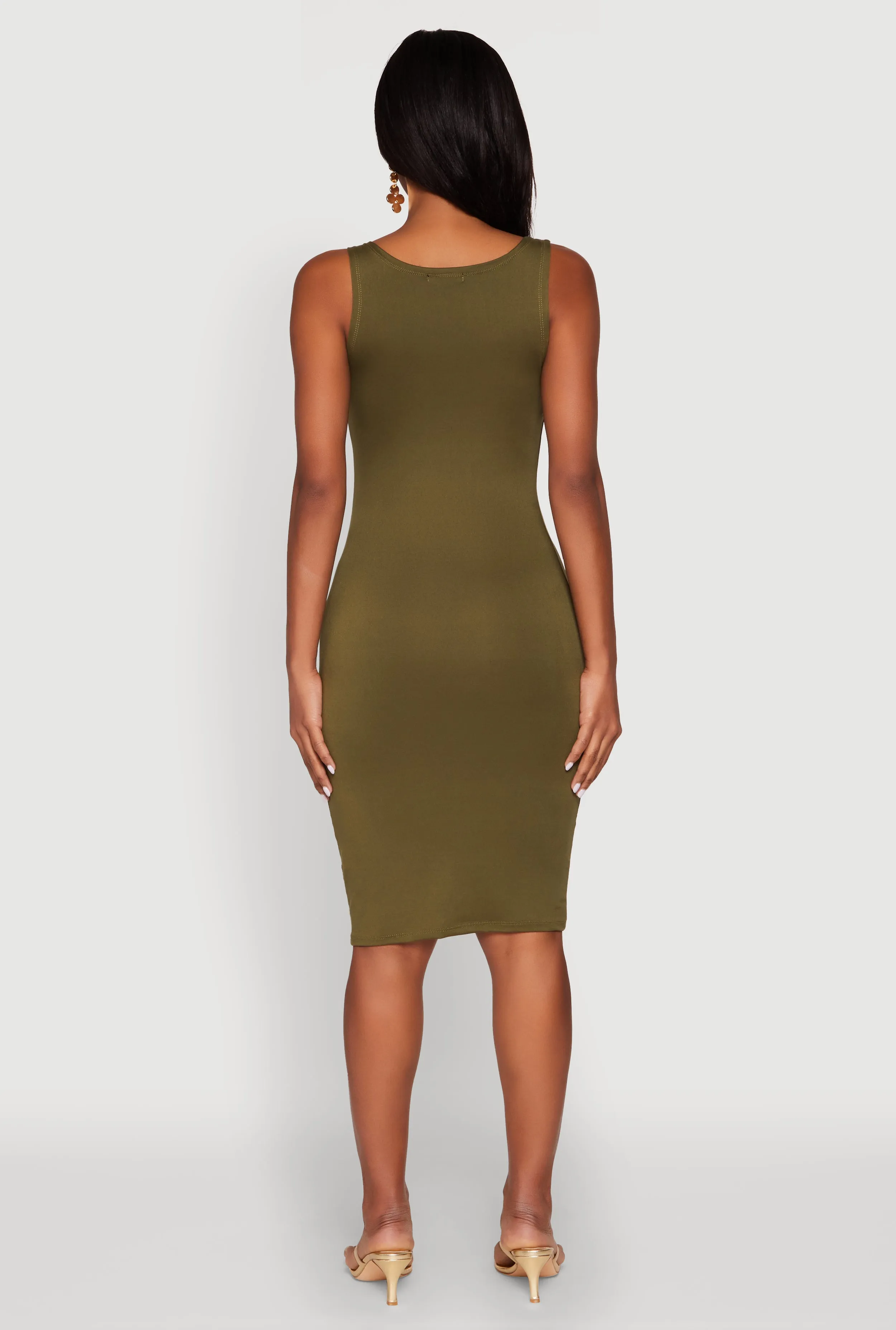 Scoop Neck Midi Tank Dress sold by Rainbow product image thumbnail 5