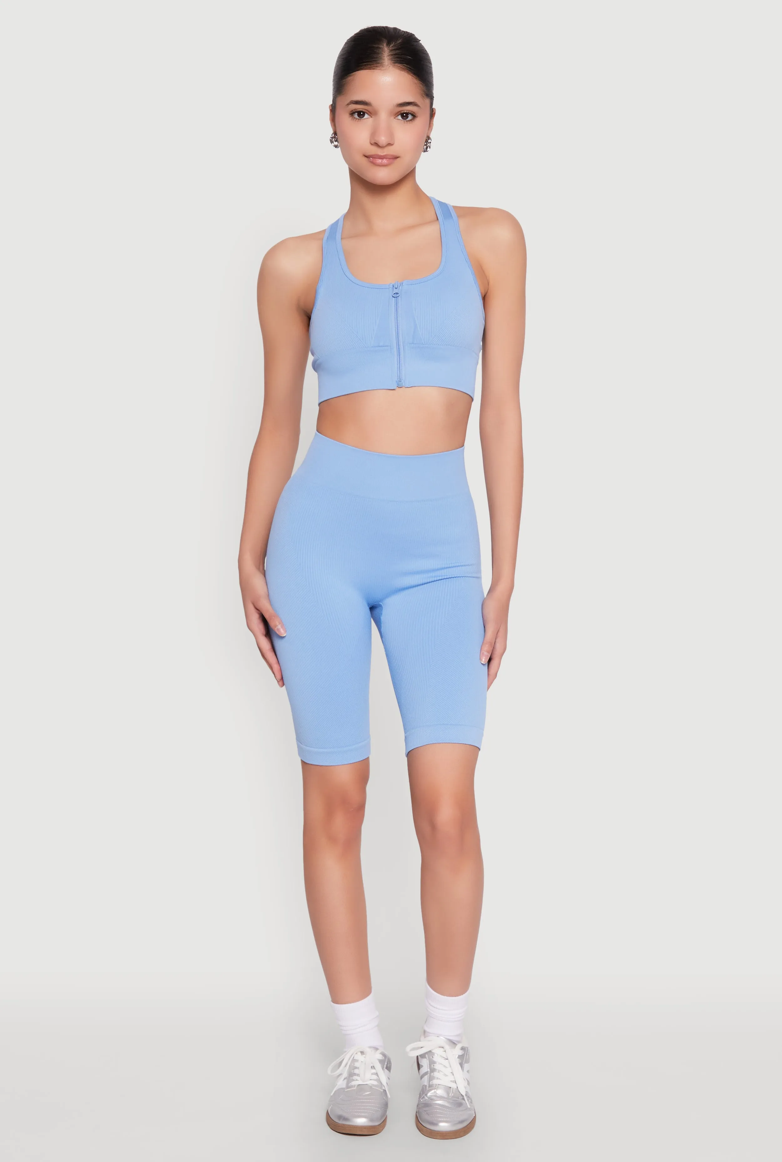 Seamless High Waist Bike Shorts sold by Rainbow product image thumbnail 2