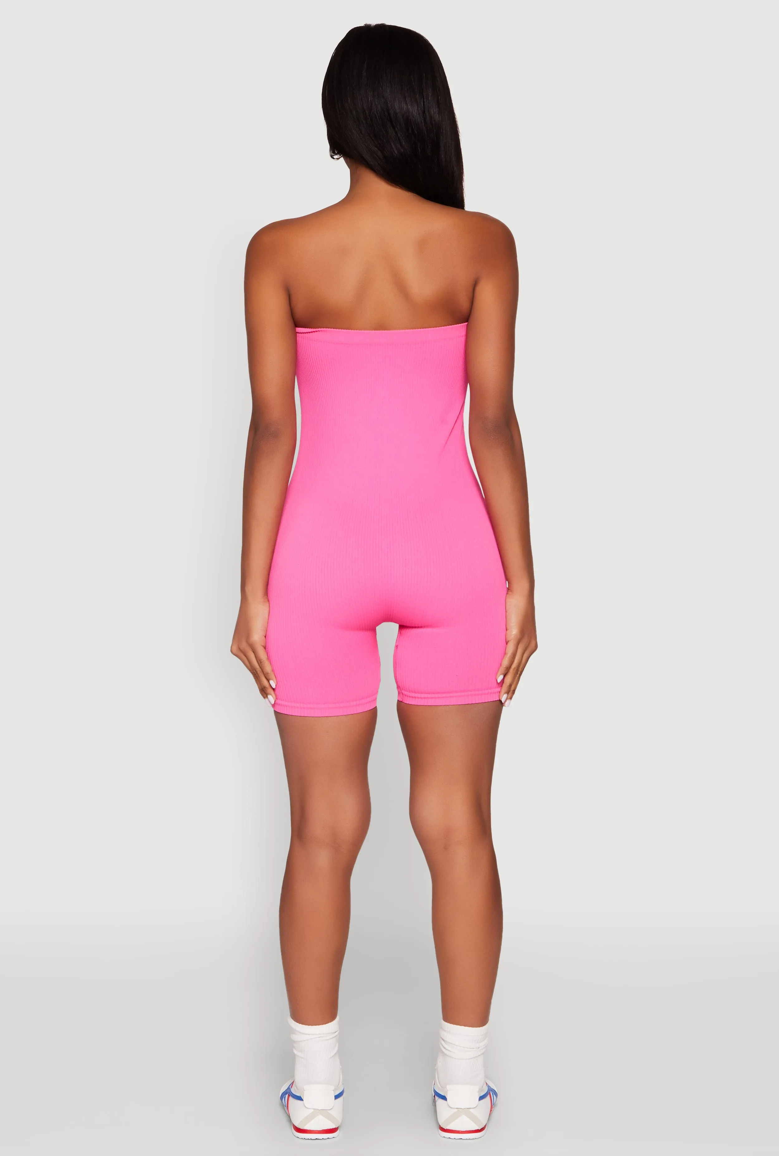Strapless Biker Romper sold by Rainbow product image thumbnail 5