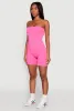 Strapless Biker Romper sold by Rainbow