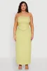 Plus Size Almost Famous Textured Hanky Hem Tube Top sold by Rainbow