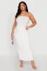 Plus Size Almost Famous Textured Hanky Hem Tube Top sold by Rainbow