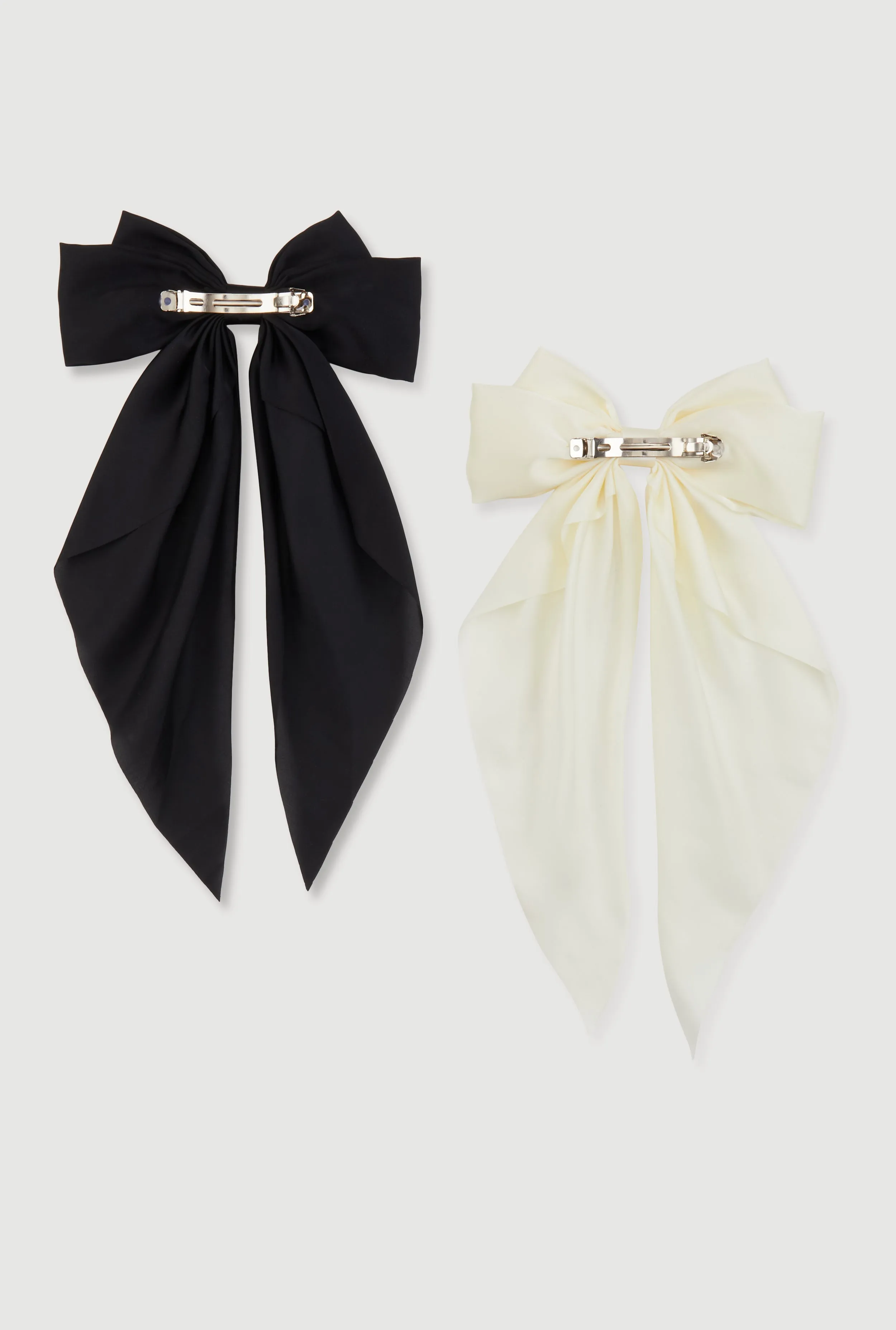 Oversized Bow Ribbon Hair Clips 2 Pack sold by Rainbow product image thumbnail 3