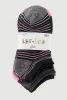 Girls Assorted Pattern Ankle Socks 10 Pack sold by Rainbow