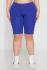 Plus Size High Waisted Cargo Pocket Biker Shorts sold by Rainbow