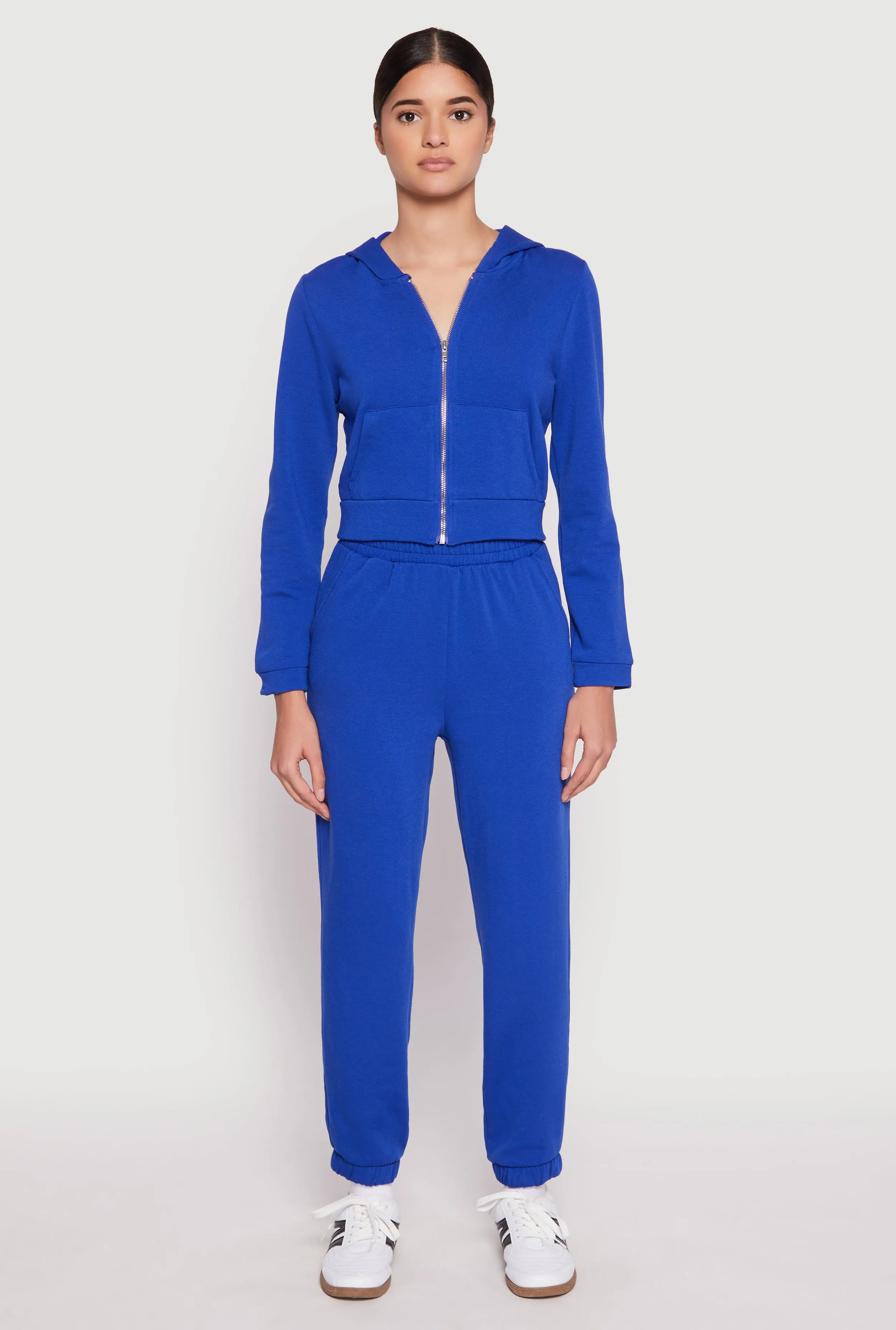 Iris Zip Front Cropped Hoodie sold by Rainbow product image thumbnail 2