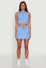 Nylon Drawstring Mini Skirt sold by Rainbow