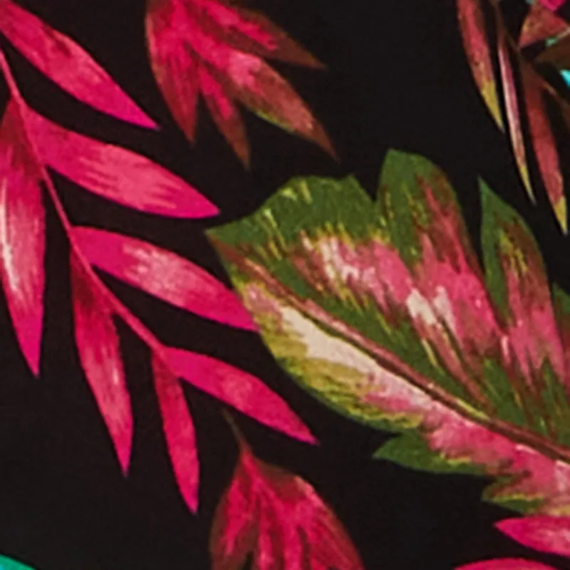 Plus Size Tropical Leaf Print Shirt sold by Rainbow product image thumbnail 4