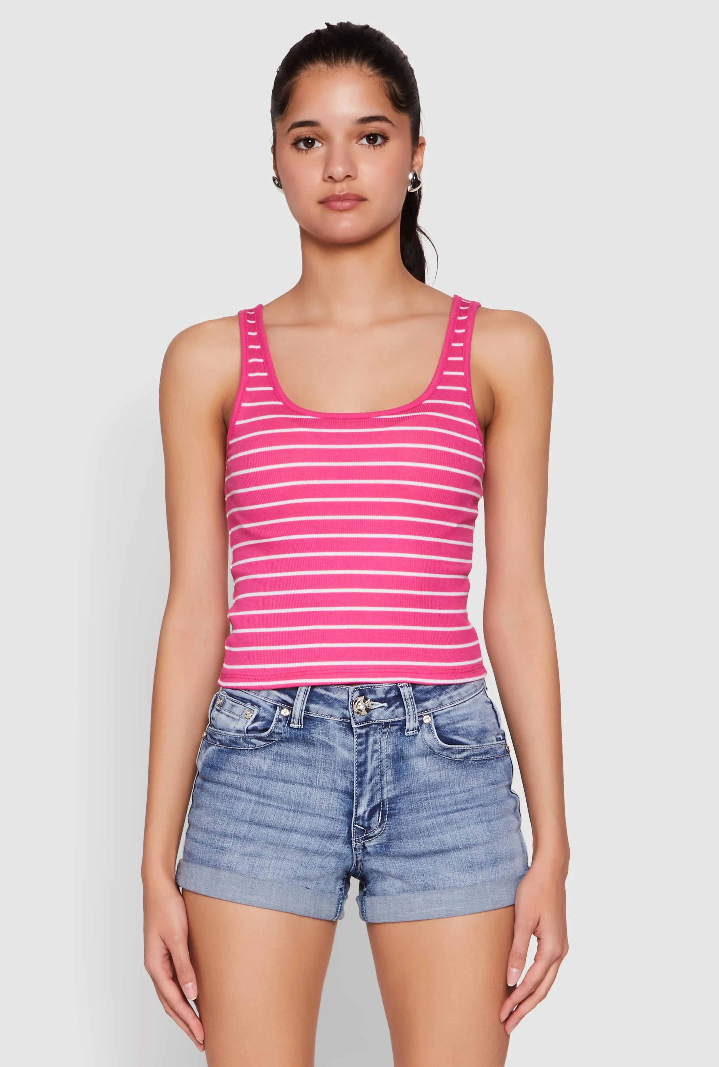 Basic Striped Tank Top sold by Rainbow product image thumbnail 2