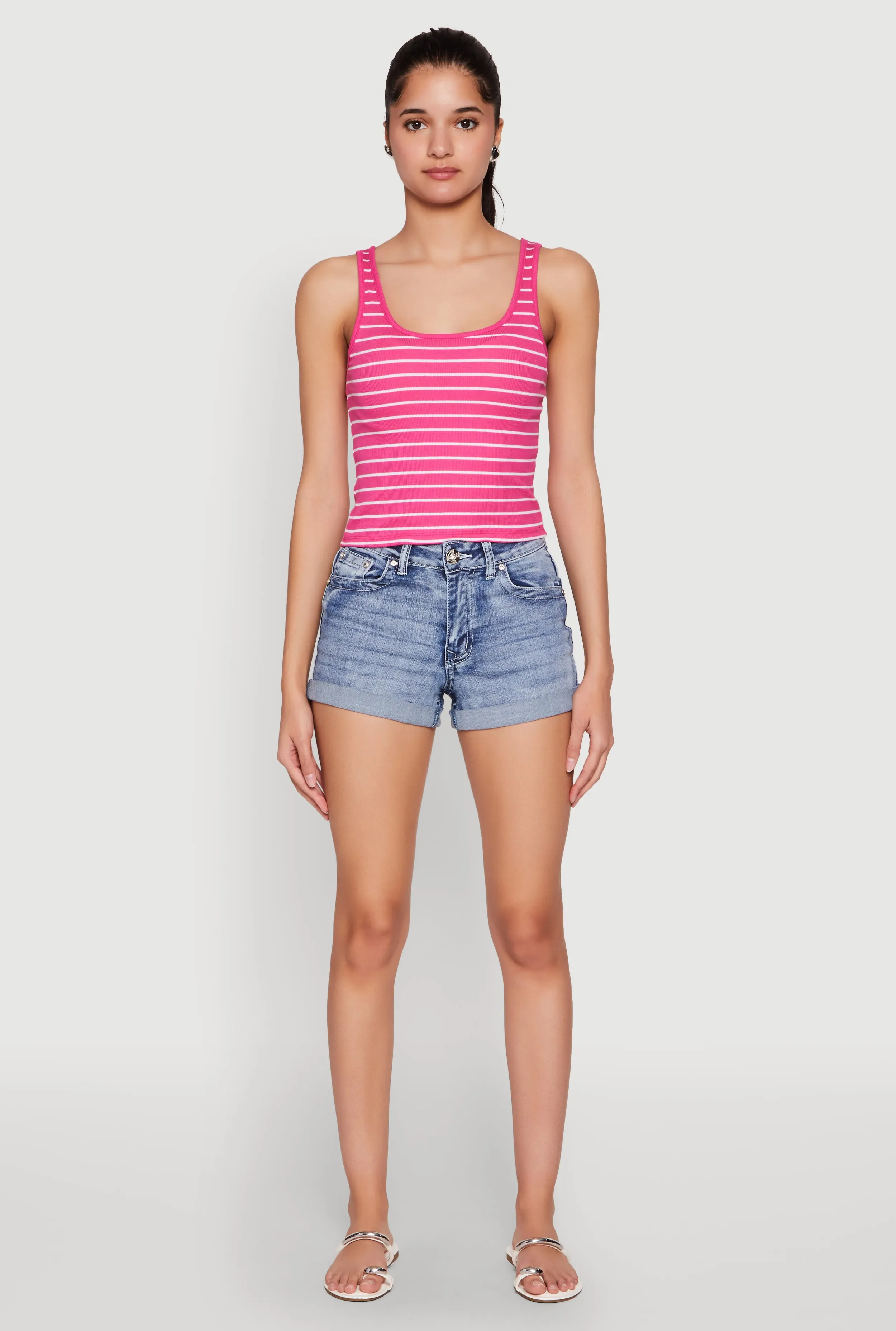 Basic Striped Tank Top sold by Rainbow product image thumbnail 3