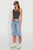 WAX Distressed Raw Hem Jorts sold by Rainbow