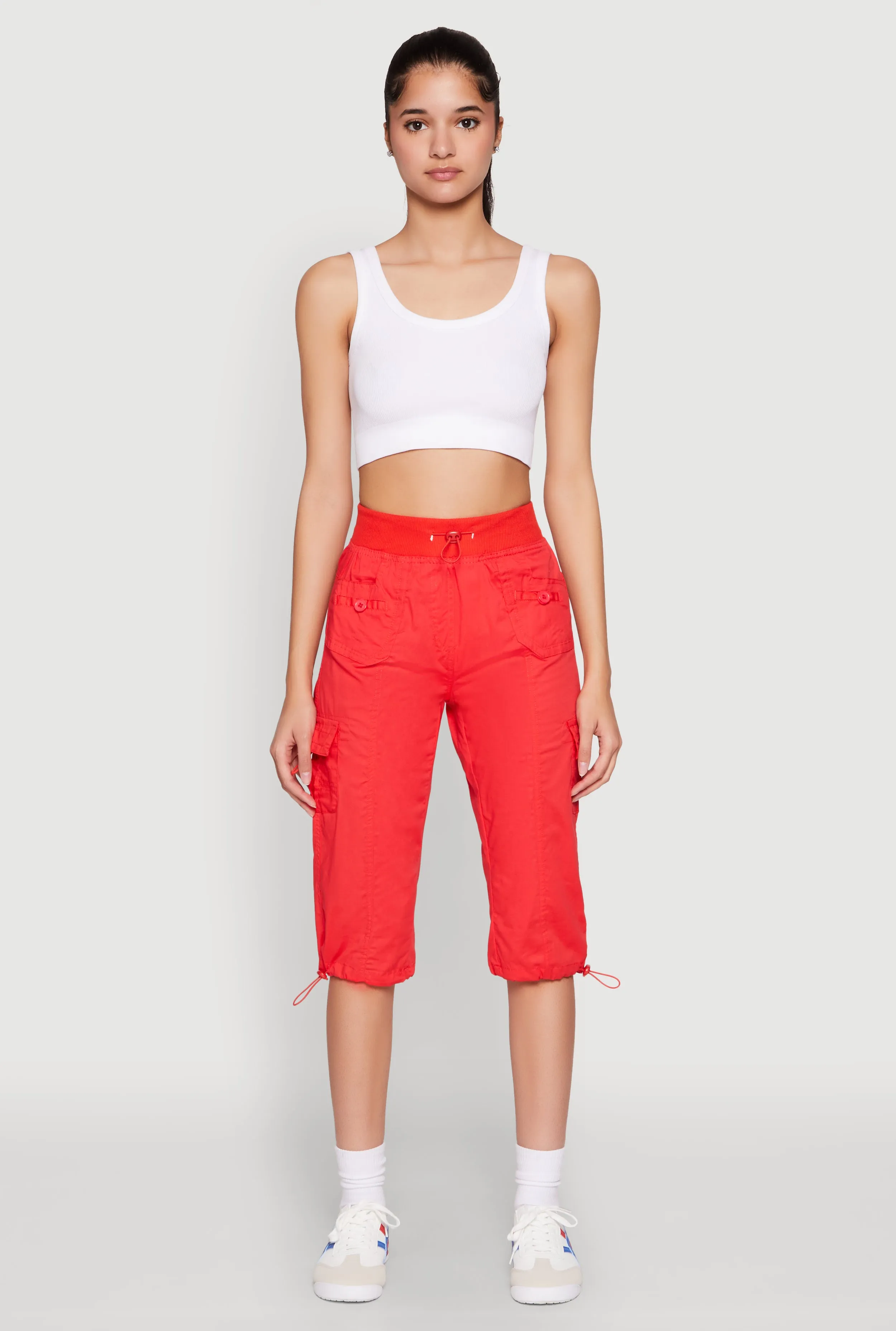 Toggle Drawstring Cargo Capris sold by Rainbow product image thumbnail 2