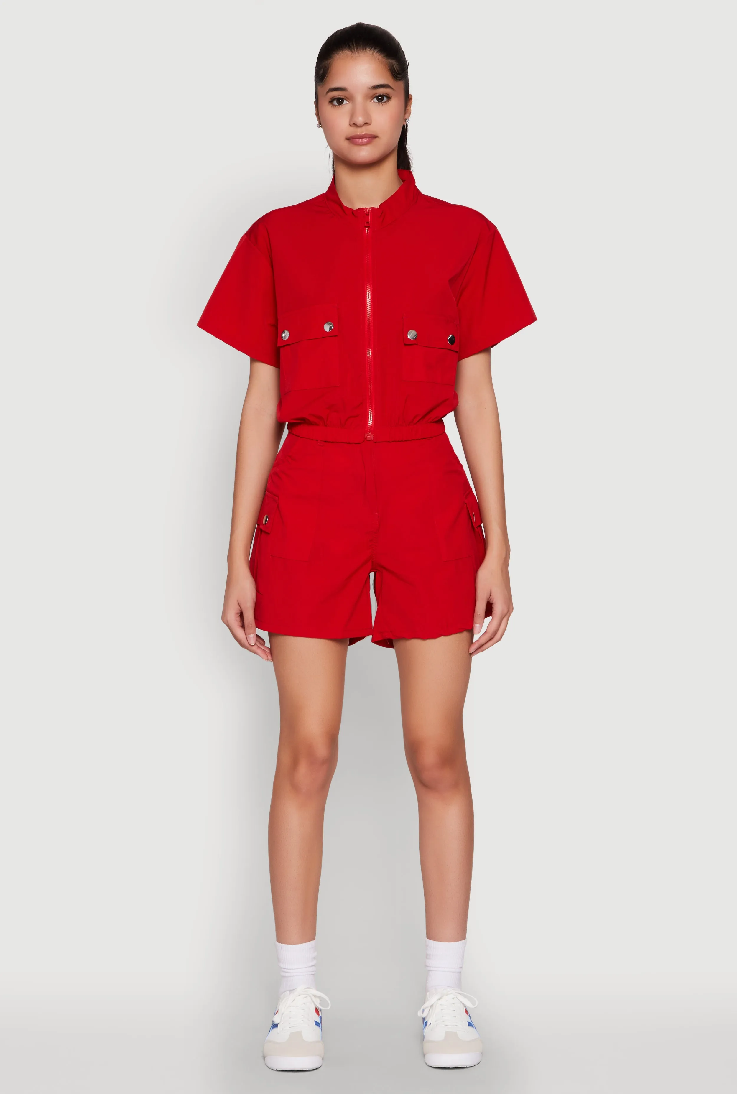 High Waisted Cargo Pocket Shorts sold by Rainbow