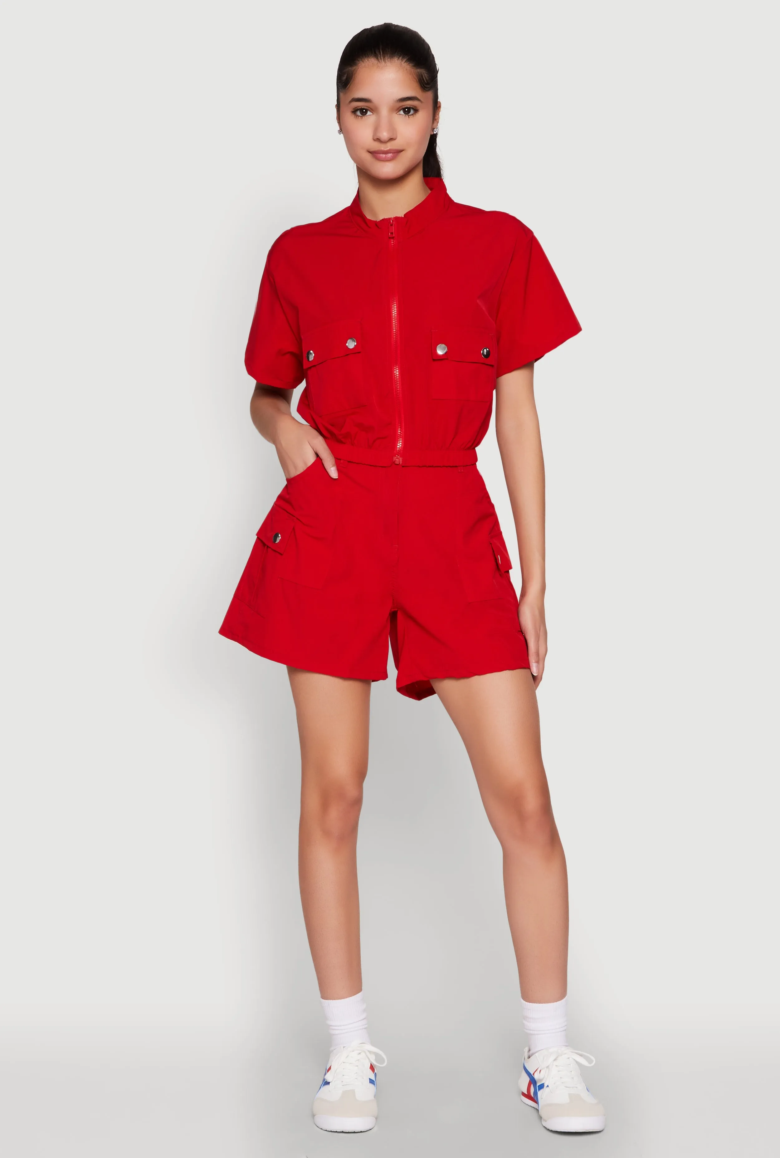 High Waisted Cargo Pocket Shorts sold by Rainbow product image thumbnail 2