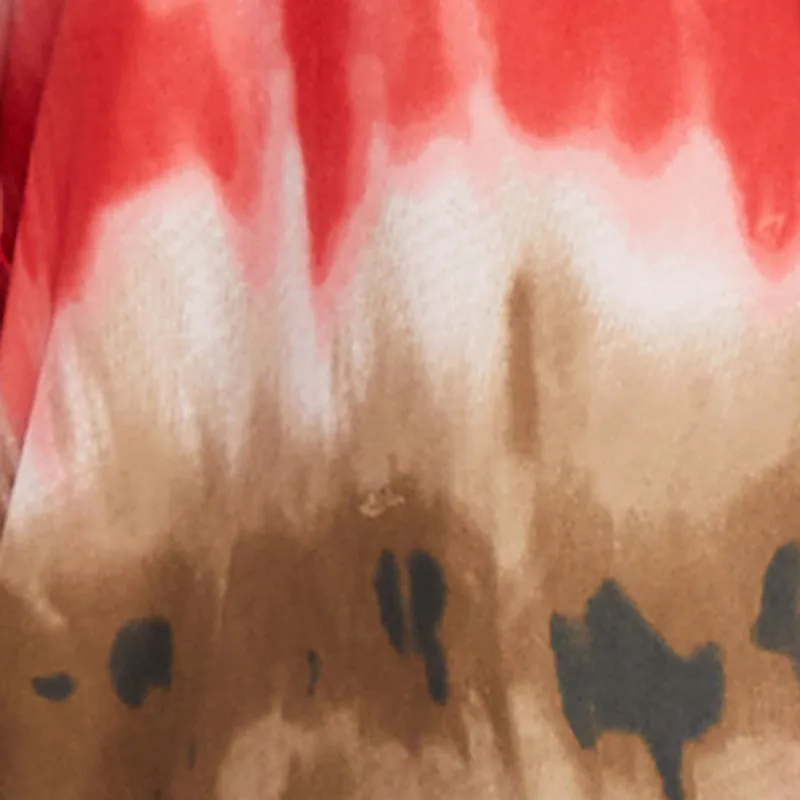 Plus Size Tie Dye Off the Shoulder Blouse sold by Rainbow product image thumbnail 4