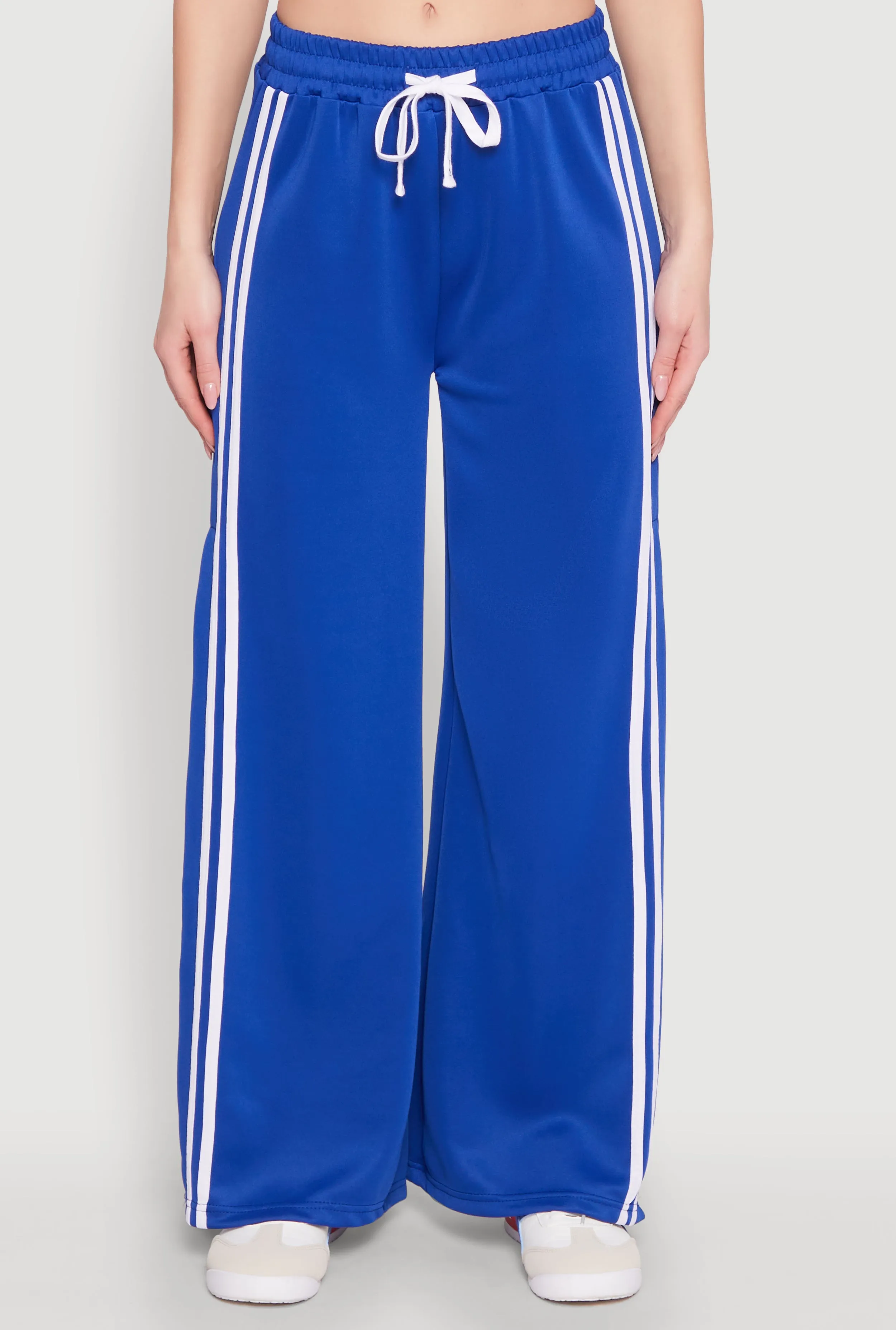 Varsity Stripe Split Wide Leg Track Pants sold by Rainbow product image thumbnail 3