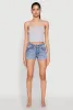 Faux Button Cropped Cami sold by Rainbow