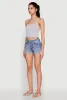 Faux Button Cropped Cami sold by Rainbow