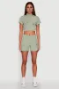Nylon Utility Zip Front Top sold by Rainbow