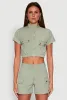 Nylon Utility Zip Front Top sold by Rainbow