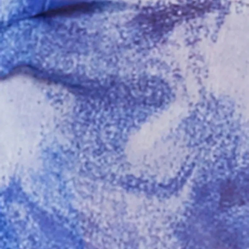 Plus Size Sheer Printed Ruffle Tie Front Top sold by Rainbow product image thumbnail 4