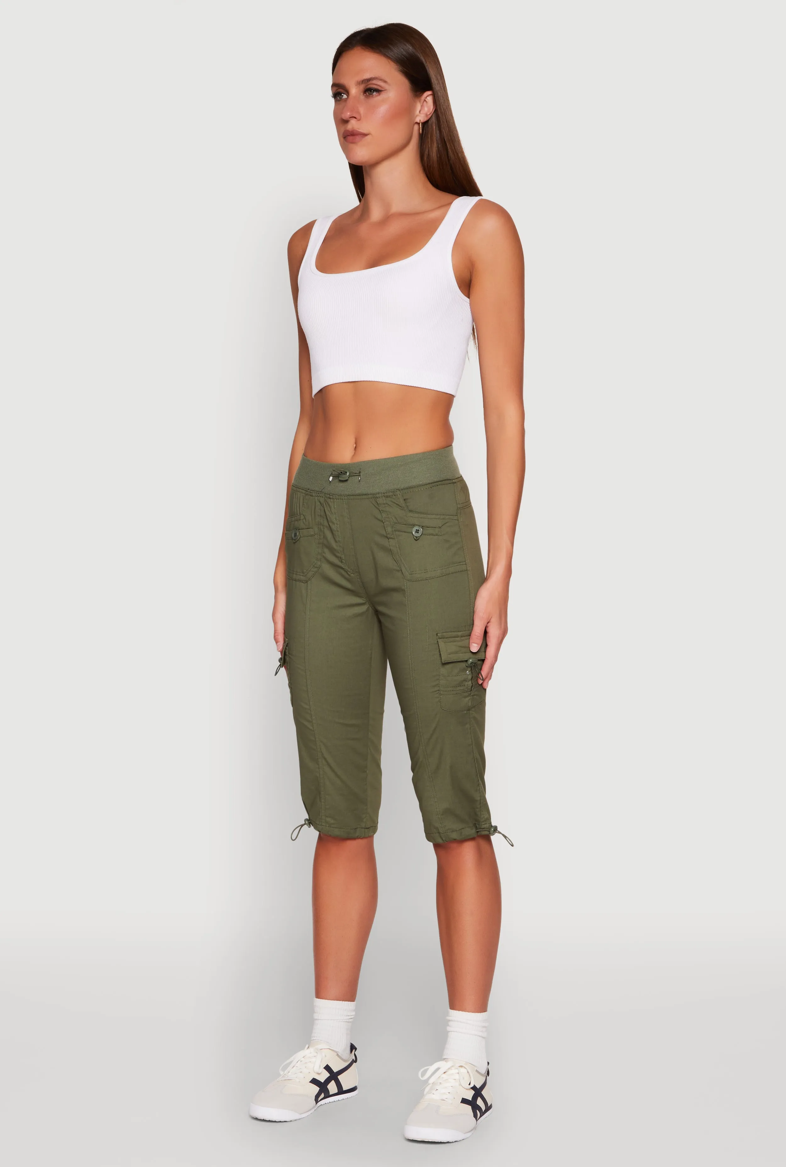 Toggle Drawstring Cargo Capris sold by Rainbow product image thumbnail 3