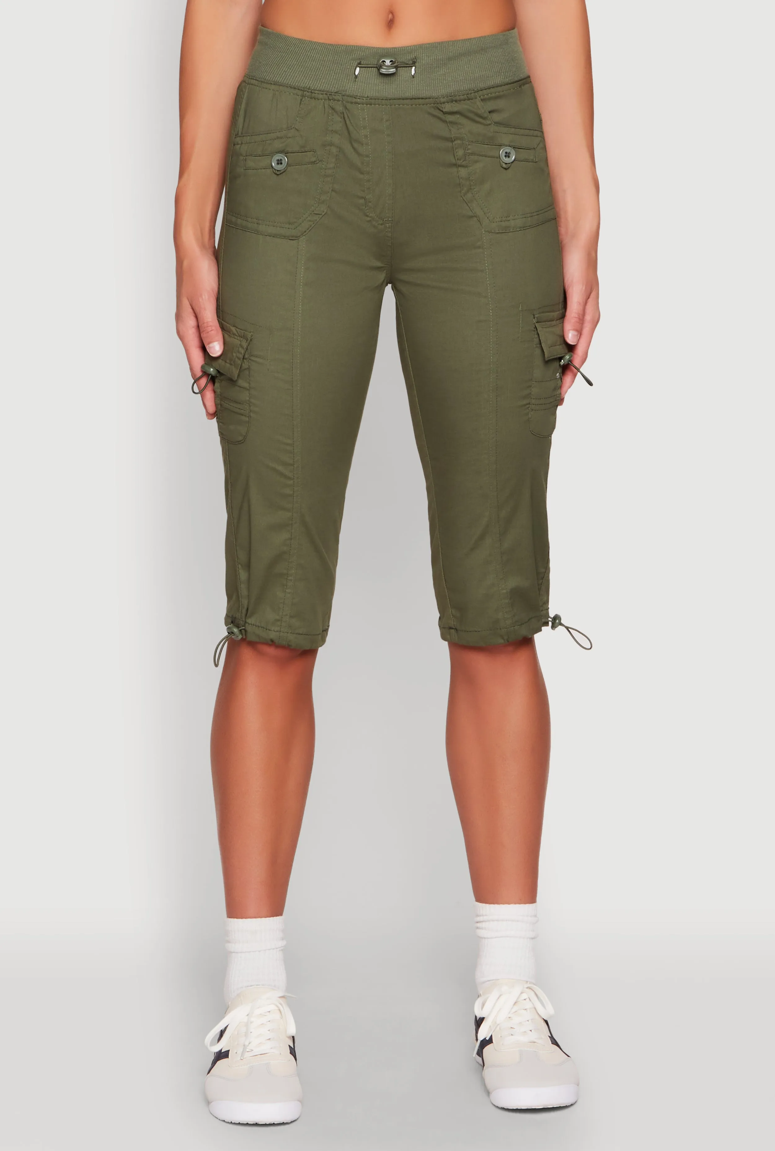 Toggle Drawstring Cargo Capris sold by Rainbow product image thumbnail 5